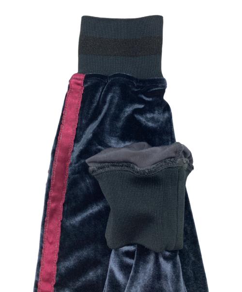 MARK&LONA（マークアンドロナ）MARK&LONA (マークアンドロナ) ベロアセットアップジャージ ブルー サイズ:Lの古着・服飾アイテム