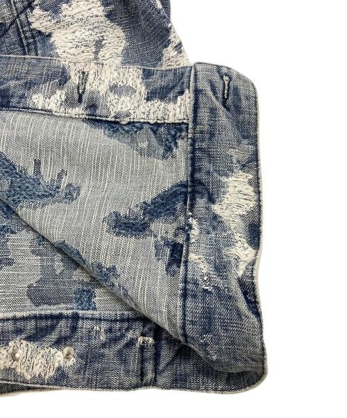 MAISON SPECIAL（メゾンスペシャル）MAISON SPECIAL (メゾンスペシャル) Prime-Over Jacquard Denim Jacket ブルー サイズ:2の古着・服飾アイテム