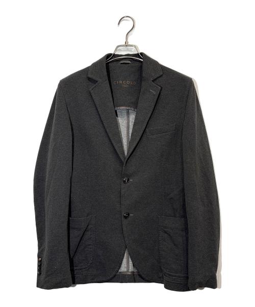 CIRCOLO 1901（チルコロ1901）Circolo 1901 (チルコロ1901) カットテーラードジャケット グレー サイズ:48の古着・服飾アイテム