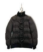 HELMUT LANGヘルムートラング）の古着「ボンテージ バックルデザインフーデットダウンジャケット」｜ブラック