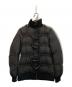 HELMUT LANG（ヘルムートラング）の古着「ボンテージ バックルデザインフーデットダウンジャケット」｜ブラック