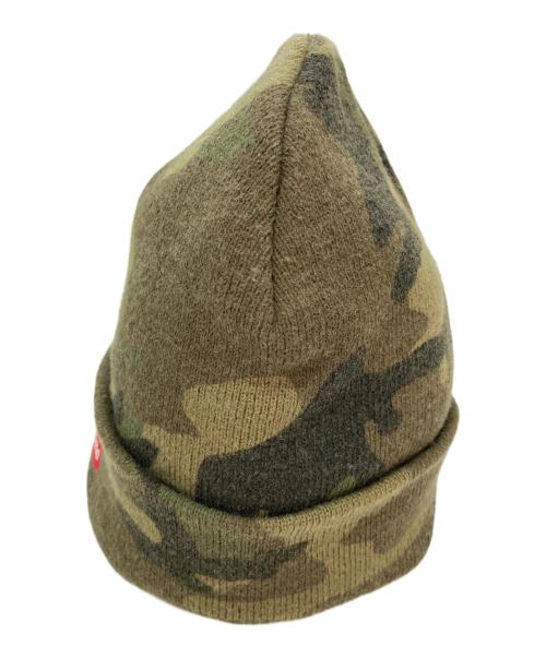 SUPREME（シュプリーム）Supreme (シュプリーム) カモフラニット帽 カーキ サイズ:-の古着・服飾アイテム