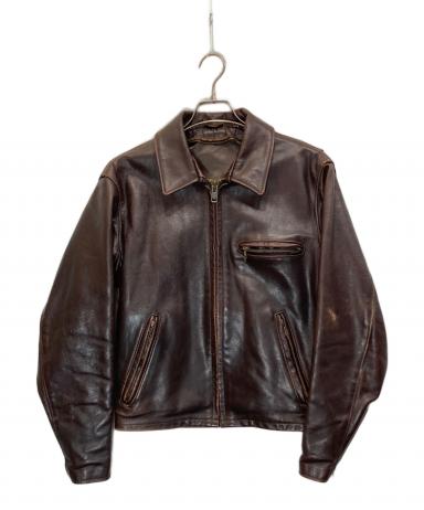 中古・古着通販】Schott (ショット) レザージャケット ブラウン サイズ