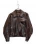 Schott（ショット）の古着「レザージャケット」｜ブラウン
