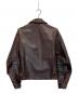 Schott (ショット) レザージャケット ブラウン サイズ:36：25000円