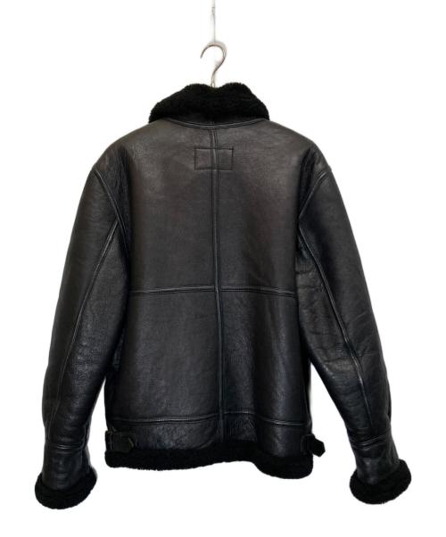 Schott（ショット）Schott (ショット) ムートンボンバージャケット ブラック サイズ:40の古着・服飾アイテム