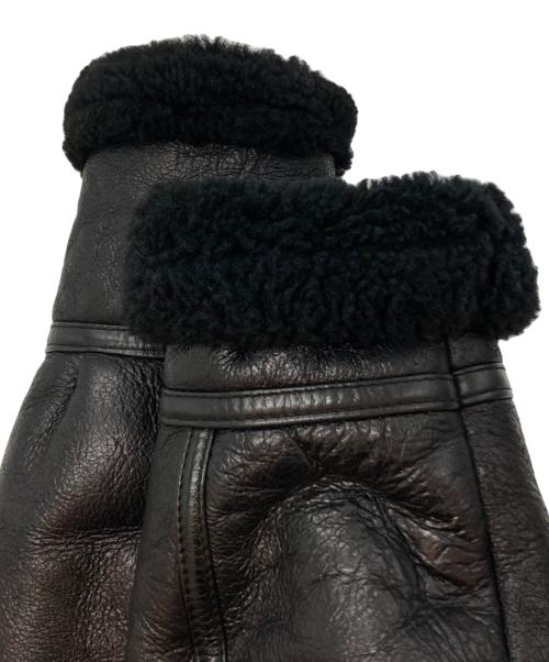 Schott（ショット）Schott (ショット) ムートンボンバージャケット ブラック サイズ:40の古着・服飾アイテム