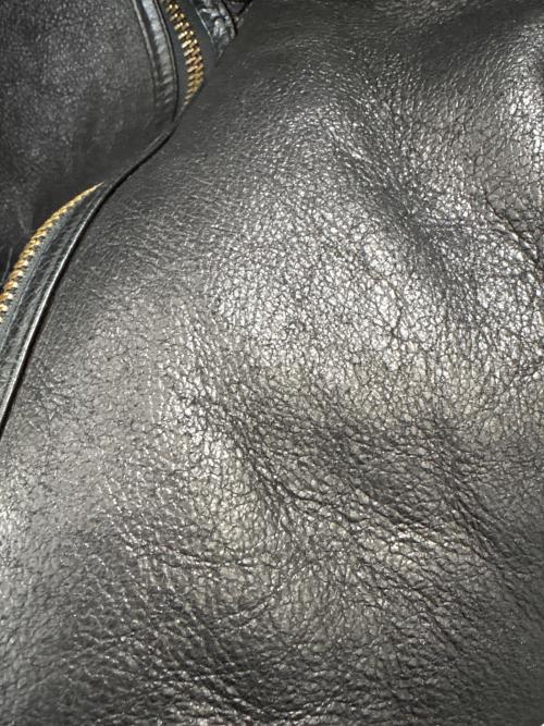 Schott（ショット）Schott (ショット) ムートンボンバージャケット ブラック サイズ:40の古着・服飾アイテム