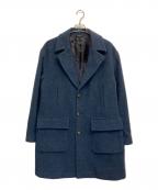 HEVOイーヴォ）の古着「ウールコート」｜ネイビー