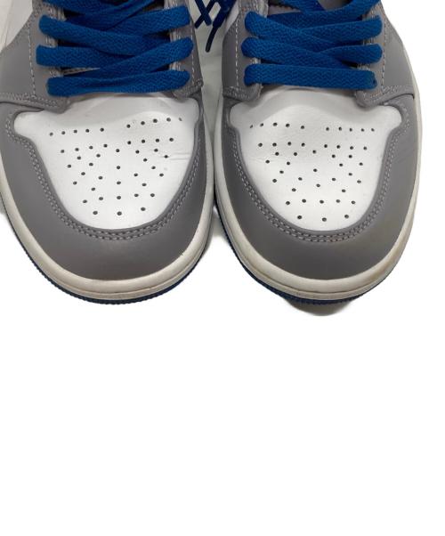 NIKE（ナイキ）NIKE (ナイキ) AIR JORDAN 1 MID ブルー×ホワイト サイズ:SIZE 25.5cmの古着・服飾アイテム