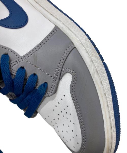 NIKE（ナイキ）NIKE (ナイキ) AIR JORDAN 1 MID ブルー×ホワイト サイズ:SIZE 25.5cmの古着・服飾アイテム