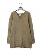 MaxMaraマックスマーラ）の古着「Vネックニット」｜ベージュ
