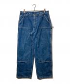 CarHarttカーハート）の古着「ダブルニーデニムパンツ」｜ブルー
