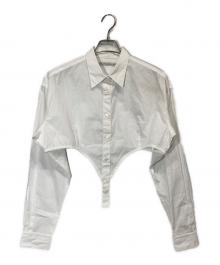 JOHN LAWRENCE SULLIVAN（ジョン ローレンス サリバン）の古着「BROADCLOTH CUTTING SHIRT」｜ホワイト