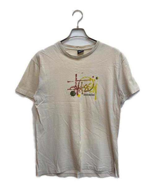 stussy（ステューシー）stussy (ステューシー) オールドTシャツ ベージュ サイズ:Ⅿの古着・服飾アイテム