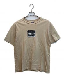 stussy（ステューシー）の古着「ロゴプリントTシャツ」｜ベージュ