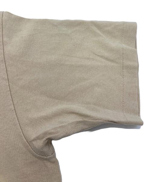 stussy（ステューシー）stussy (ステューシー) ロゴプリントTシャツ ベージュ サイズ:Mの古着・服飾アイテム