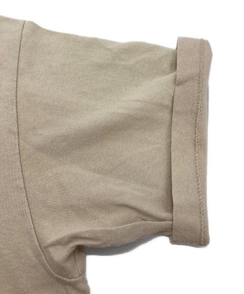 stussy（ステューシー）stussy (ステューシー) ロゴプリントTシャツ ベージュ サイズ:Mの古着・服飾アイテム