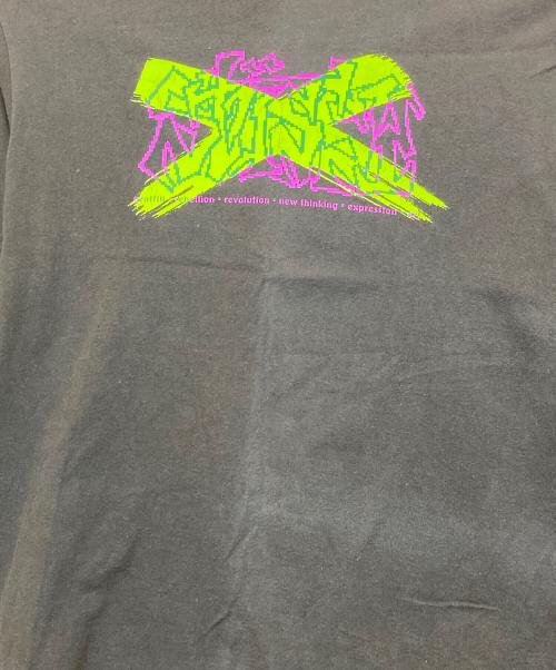 stussy（ステューシー）stussy (ステューシー) 両面プリントカットソー ブラック サイズ:XLの古着・服飾アイテム