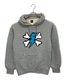 UNDERCOVER（アンダーカバー）の古着「クロスサンダーボーンスウェットパーカー」｜グレー