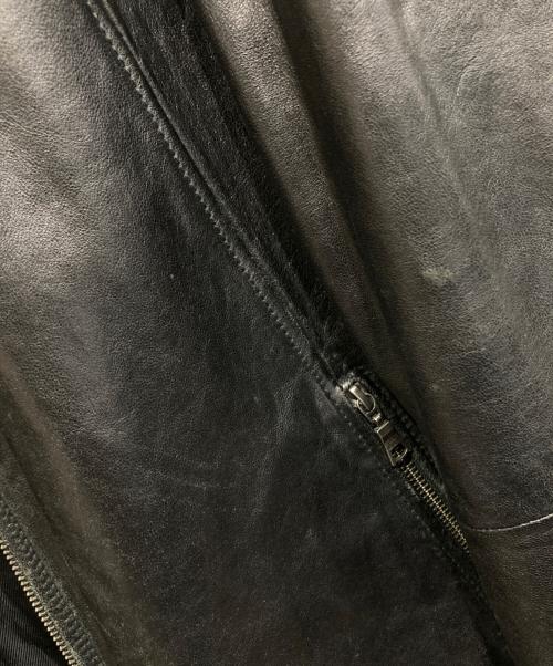 Eddie Bauer（エディーバウアー）Eddie Bauer (エディーバウアー) レザージャケット ブラック サイズ:XLの古着・服飾アイテム