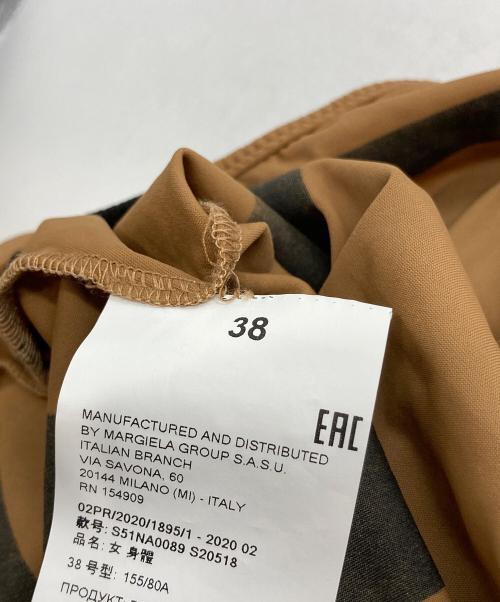 Maison Margiela 1（メゾンマルジェラ 1）Maison Margiela 1 (メゾンマルジェラ 1) Logo Long Sleeve Bodysuit ブラウン サイズ:38の古着・服飾アイテム