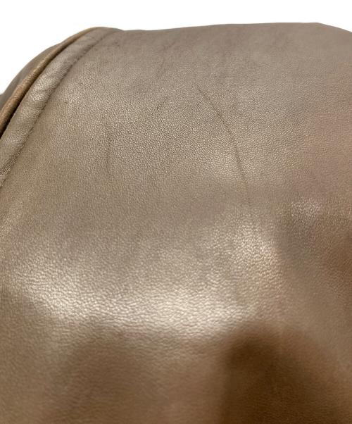 POLO RALPH LAUREN（ポロ・ラルフローレン）POLO RALPH LAUREN (ポロ・ラルフローレン) レザースウィングトップ ブラウン サイズ:Lの古着・服飾アイテム