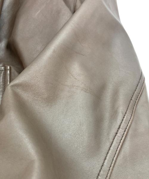 POLO RALPH LAUREN（ポロ・ラルフローレン）POLO RALPH LAUREN (ポロ・ラルフローレン) レザースウィングトップ ブラウン サイズ:Lの古着・服飾アイテム