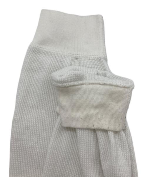 Graphpaper（グラフペーパー）Graphpaper (グラフペーパー) Waffle L/S Henley Neck Tee ホワイト サイズ:SIZE Freeの古着・服飾アイテム