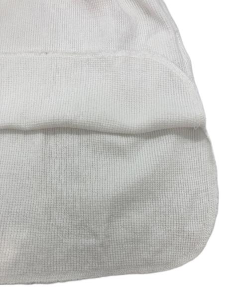 Graphpaper（グラフペーパー）Graphpaper (グラフペーパー) Waffle L/S Henley Neck Tee ホワイト サイズ:SIZE Freeの古着・服飾アイテム