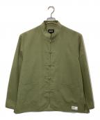 Schottショット）の古着「CHIFFON CHINESE JACKET」｜グリーン