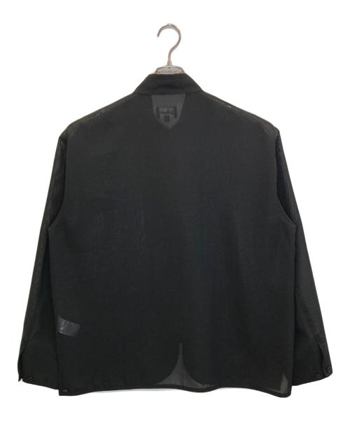 Schott（ショット）Schott (ショット) CHIFFON CHINESE JACKET ブラック サイズ:SIZE XLの古着・服飾アイテム