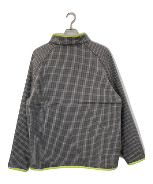 ICE&TECHNO（アイスアンドテクノ）ICE&TECHNO (アイスアンドテクノ) HALF ZIP CHECK FLEECE グレー サイズ:Lの古着・服飾アイテム