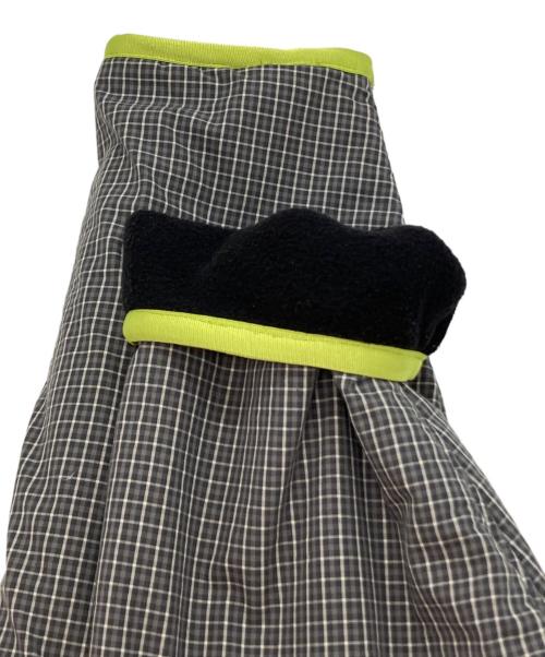 ICE&TECHNO（アイスアンドテクノ）ICE&TECHNO (アイスアンドテクノ) HALF ZIP CHECK FLEECE グレー サイズ:Lの古着・服飾アイテム