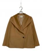 ROPEロペ）の古着「【高評価】プレミアムカシミヤショートコート」｜ベージュ