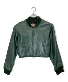 Hard Rock HOTEL（ハードロックホテル）の古着「レザージャケット」｜グリーン