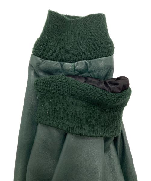 Hard Rock HOTEL（ハードロックホテル）Hard Rock HOTEL (ハードロックホテル) レザージャケット グリーン サイズ:Ⅿの古着・服飾アイテム