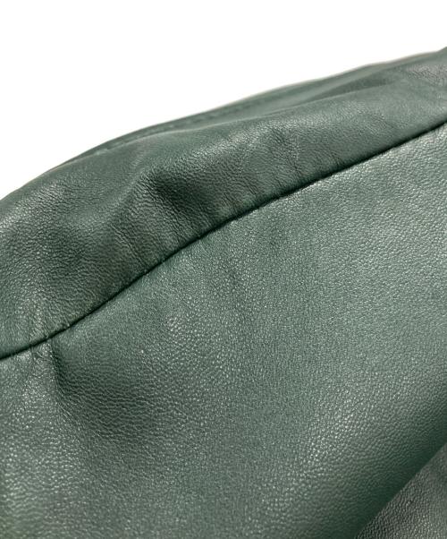 Hard Rock HOTEL（ハードロックホテル）Hard Rock HOTEL (ハードロックホテル) レザージャケット グリーン サイズ:Ⅿの古着・服飾アイテム