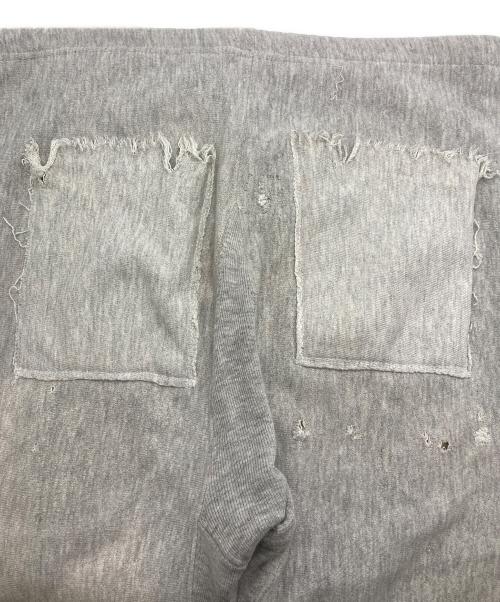 Champion REVERSE WEAVE（チャンピオン リバース ウィーブ）Champion REVERSE WEAVE (チャンピオン リバース ウィーブ) ボロヴィンテージスウェットパンツ グレー サイズ:Lの古着・服飾アイテム