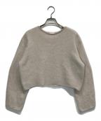 BALLSEYボールジィ）の古着「フラッフィーヤーン ボートネックプルオーバー」｜グレー