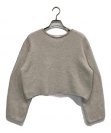 BALLSEY（ボールジィ）の古着「フラッフィーヤーン ボートネックプルオーバー」｜グレー