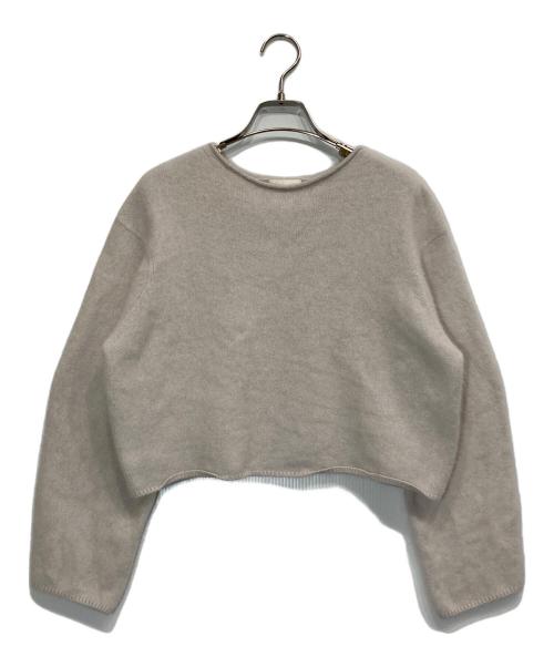 BALLSEY（ボールジィ）BALLSEY (ボールジィ) フラッフィーヤーン ボートネックプルオーバー グレー サイズ:Sの古着・服飾アイテム