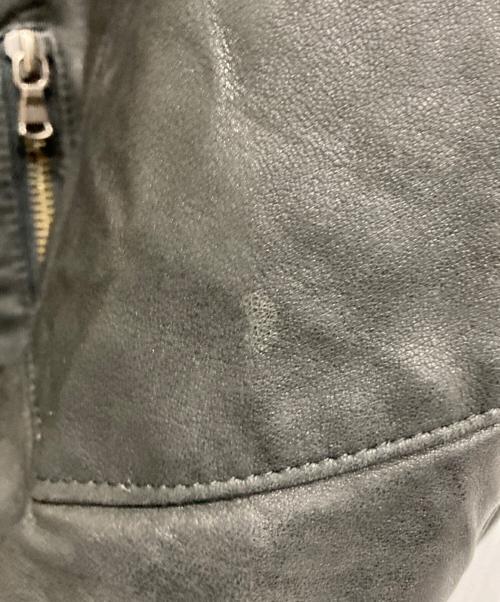 TORNADO MART（トルネードマート）TORNADO MART (トルネードマート) レザーダウンジャケット ブラック サイズ:LLの古着・服飾アイテム