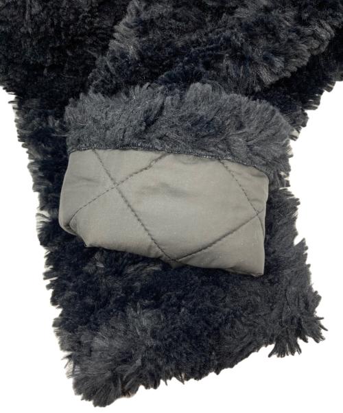 MACKINTOSH（マッキントッシュ）MACKINTOSH (マッキントッシュ) ノーカラーキルティングボアコート ブラック サイズ:8の古着・服飾アイテム