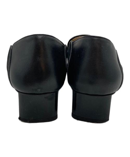 LOEWE（ロエベ）LOEWE (ロエベ) アナグラムベルベットローファー ブラック サイズ:SIZE 40の古着・服飾アイテム