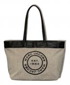 MARC JACOBSマークジェイコブズ）の古着「キャンバストートバッグ」｜ブラック×ベージュ