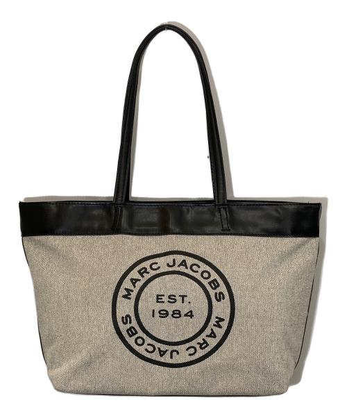 MARC JACOBS（マークジェイコブズ）MARC JACOBS (マークジェイコブズ) キャンバストートバッグ ブラック×ベージュ サイズ:-の古着・服飾アイテム