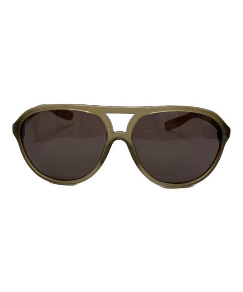 BOTTEGA VENETA（ボッテガベネタ）BOTTEGA VENETA (ボッテガベネタ) ティアドロップサングラス カーキ サイズ:57□15の古着・服飾アイテム