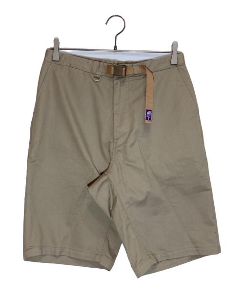 THE NORTHFACE PURPLELABEL（ザ・ノースフェイス パープルレーベル）THE NORTHFACE PURPLELABEL (ザ・ノースフェイス パープルレーベル) Stretch Twill Shorts ベージュ サイズ:30の古着・服飾アイテム