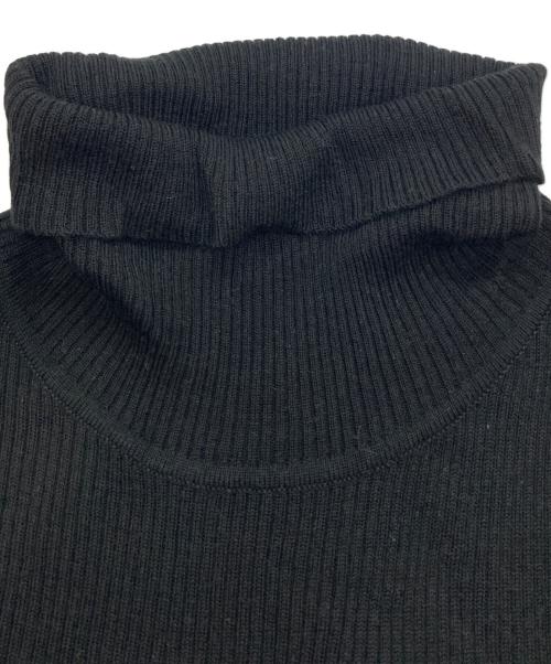 BLUE LABEL CRESTBRIDGE（ブルーレーベルクレストブリッジ）BLUE LABEL CRESTBRIDGE (ブルーレーベルクレストブリッジ) タータンチェック ニットコンビワンピース ブラック サイズ:38の古着・服飾アイテム